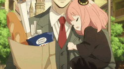 Loid Forger Carrying Baby Anya GIF