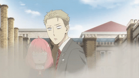 Loid Forger Comforting Anya Battle Aftermath GIF