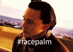 Loki Facepalm Meme GIF