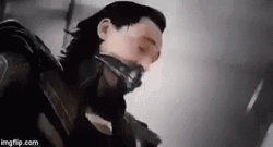 Loki Picking Up Tesseract Then Disappears GIF