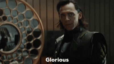 Loki Saying Glorious GIF