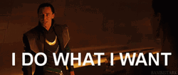 Loki Walkout I Do What I Want GIF