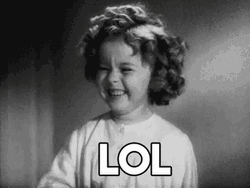 Lol Meme Shirley Temple Cute Giggling GIF