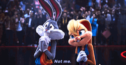 Lola Bunny Bugs Bunny Not Me GIF