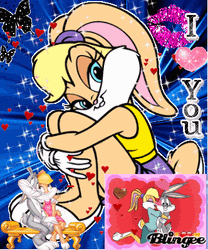 Lola Bunny I Love You Kiss GIF