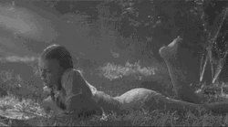 Lolita Chilling With Sprinkler GIF