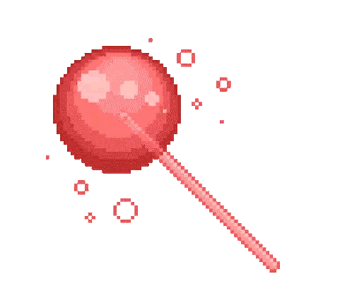 Lollipop Pixel Sticker