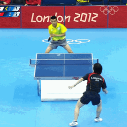 London Ping Pong Summer Olympics GIF