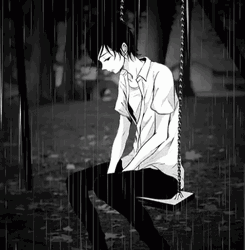 Lonely, sad and crying boy Anime GIF | aesthetic anime gif | sad anime gif  - YouTube
