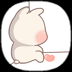 Lonely Kicking Heart Bouncing To Wall Sigh GIF