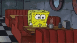 Lonely SpongeBob Left Out GIF