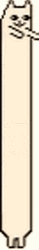 Long Cat Stretch Elongated Sticker GIF
