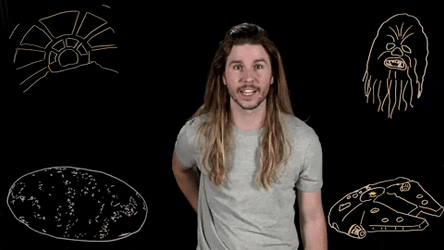Long Hair Man Pulling Raygun GIF