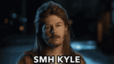 Long Hair Mullet Man Says Smm Kyle GIF