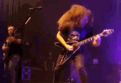 Long Hair Rockstar Musician GIF