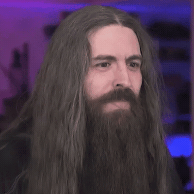 Long Haired Bearded Man Saying Sounds Good GIF