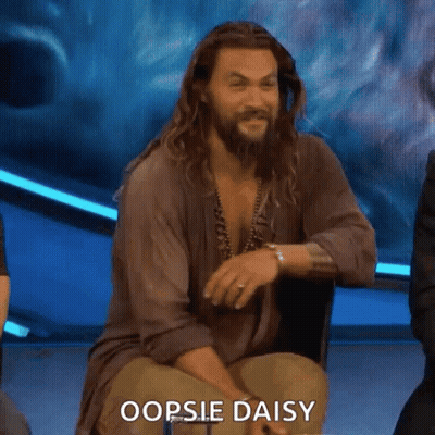 Long Haired Bearded Man Says Oopsie Daisy GIF