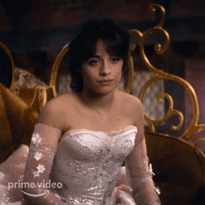 Long Haired Girl In Front Of Solar System GIF