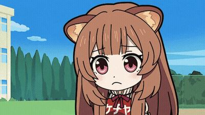 Long Haired Girl In Red Shirt ケチャ GIF