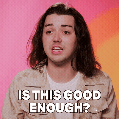 Long-Haired Man Asking If This Is Good Enough GIF