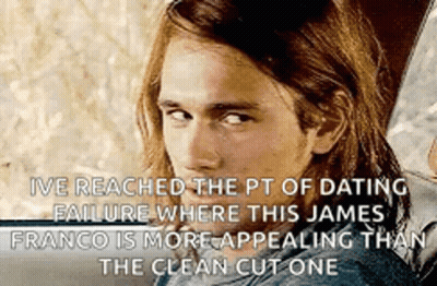 Long-Haired Man In Car Says I've Reached Pt Of Dating GIF