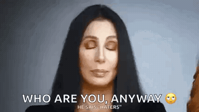 Long-Haired Man Making Funny Face GIF