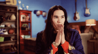 Long-Haired Man Praying GIF
