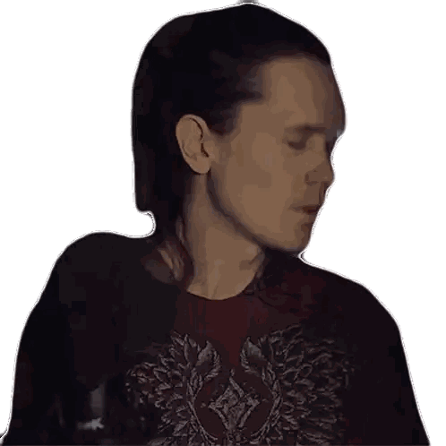 Long-Haired Man With Wings Shirt Sticker