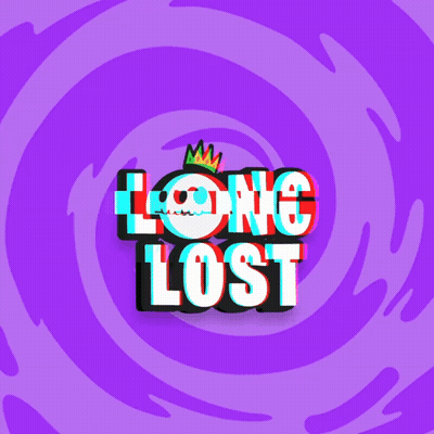 Long Lost Logo With Crown GIF