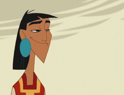 Long Neck Cartoon Character Pointing GIF