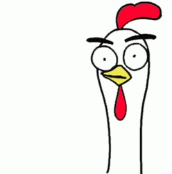 Long Neck Chicken Omg Reaction GIF