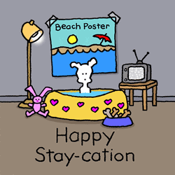 Long Weekend Chippy On Staycation GIF