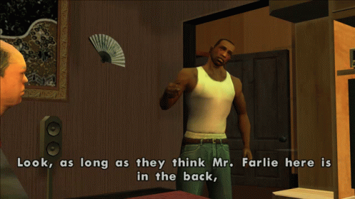 Look As Long As They Think Mr. Farlie In Back GIF
