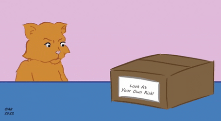 Look At Your Own Risk Curious GIF