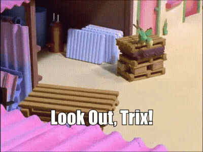 Look Out Trix Cartoon Scene