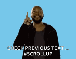 Look Up Please Read Hashtag Scroll Up GIF
