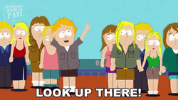 Look Up There Marvin South Park GIF