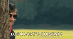 Look What's On The Menu GIF