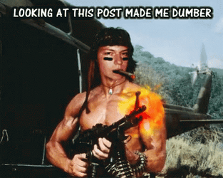Looking At This Post Rambo Machine Gun GIF