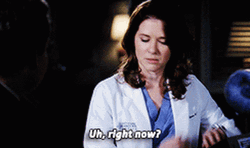 Looking At Watch Amelia Shepherd Right Now GIF