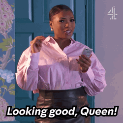 Looking Good Queen Finger Snap GIF