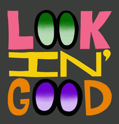 Looking Good Text GIF