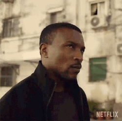 Looking Up Dushane While Walking GIF