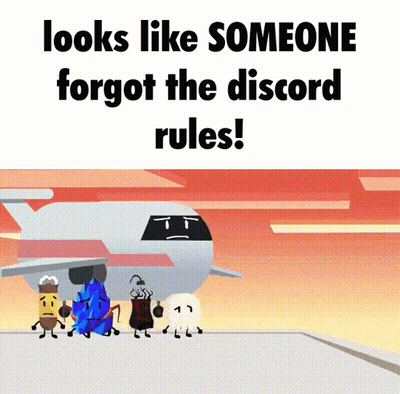 Looks Like Someone Forgot The Discord Rules Cartoon GIF