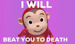 Loona Says I Will Beat You Up GIF