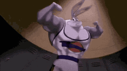 Looney Tunes Bugs Bunny As Fit Bunny GIF