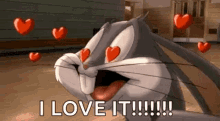 Looney Tunes Bugs Bunny I Love It  GIF