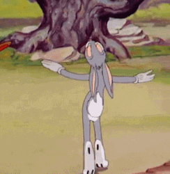 Looney Tunes Bugs Bunny No  GIF