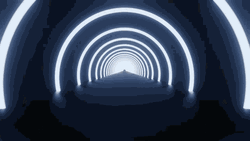Loop Tunnel Blender Animation