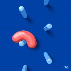 Loop Wobbly Sausage Hanging GIF